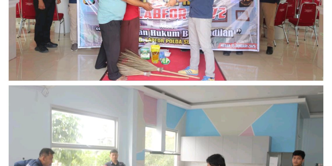 Bidlabfor Polda Sumut Peringati HUT ke-72 Labfor Polri dengan Bakti Sosial dan Donor Darah