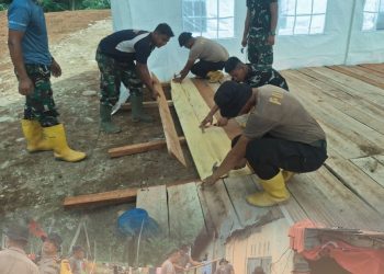 Dari Pembersihan hingga Hunian, Brimob–TNI Kawal Pemulihan Pascabencana Batang Toru