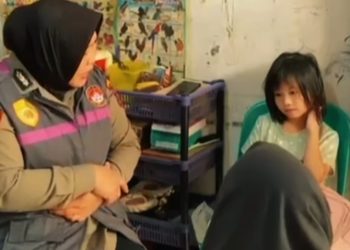 Polda Sumut Berikan Dukungan Psikososial kepada Anak Korban Peristiwa Pencurian di Medan Marelan