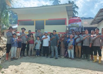 MCK Desa Tolang Julu Resmi Digunakan, Wujud Kepedulian Brimob Polda Sumut