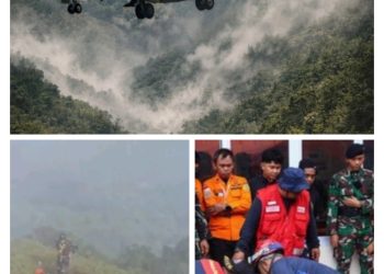 Update ATR 42-500 IAT Jatuh di Gunung Bulusaraung, SAR Temukan Dua Korban dan Terus Cari Black Box