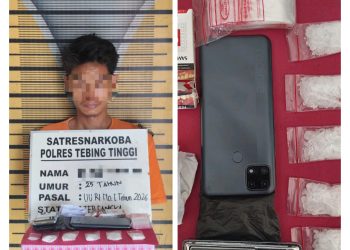 Gagalkan Transaksi Sabu di Kos-Kosan, Sat Resnarkoba Polres Tebing Tinggi Amankan Seorang Pemuda