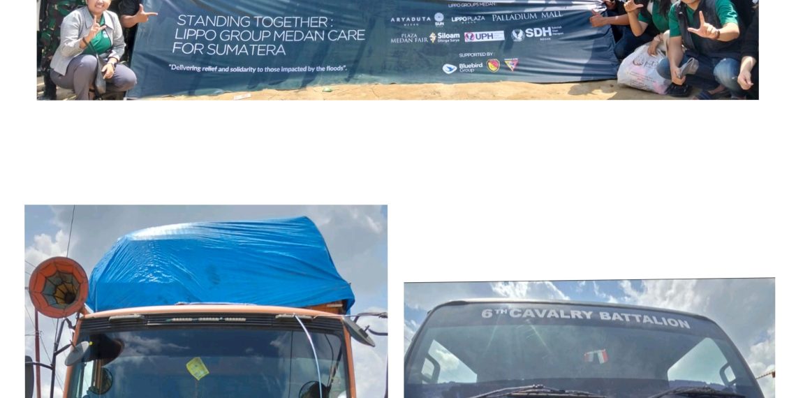 Yonkav 6/NK Bersama Bankom, Lippo Group, KISS, Vihara Bao Qing Tian, dan Sangha Bhikkuni Theravada Gelar Bantuan dan Trauma Healing di Aceh Tamiang