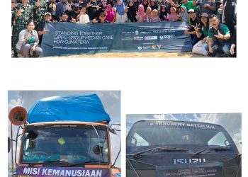 Yonkav 6/NK Bersama Bankom, Lippo Group, KISS, Vihara Bao Qing Tian, dan Sangha Bhikkuni Theravada Gelar Bantuan dan Trauma Healing di Aceh Tamiang