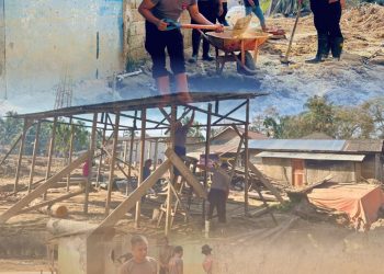 Brimob Sumut Terus Mendampingi Warga, Pembersihan Rumah dan Masjid Capai Progres Signifikan