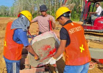 Brimob Sumut Turun Langsung Bangun Hunian Tetap, Warga Desa Napa Mulai Bangkit