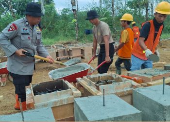 Aksi Nyata Brimob Sumut di Lima Desa Batang Toru, Pemulihan Terus Berjalan
