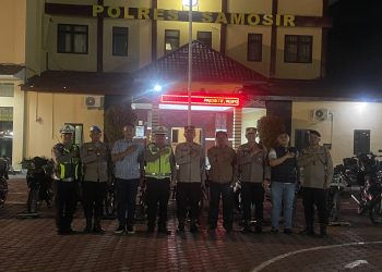 22 Unit Knalpot Brong Diamankan Polres Samosir, Razia Digelar Hingga Minggu Dini Hari