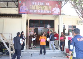 Ungkap Perkara Secara Terang, Polres Tanah Karo Gelar Rekonstruksi Kasus Pembunuhan Batukarang