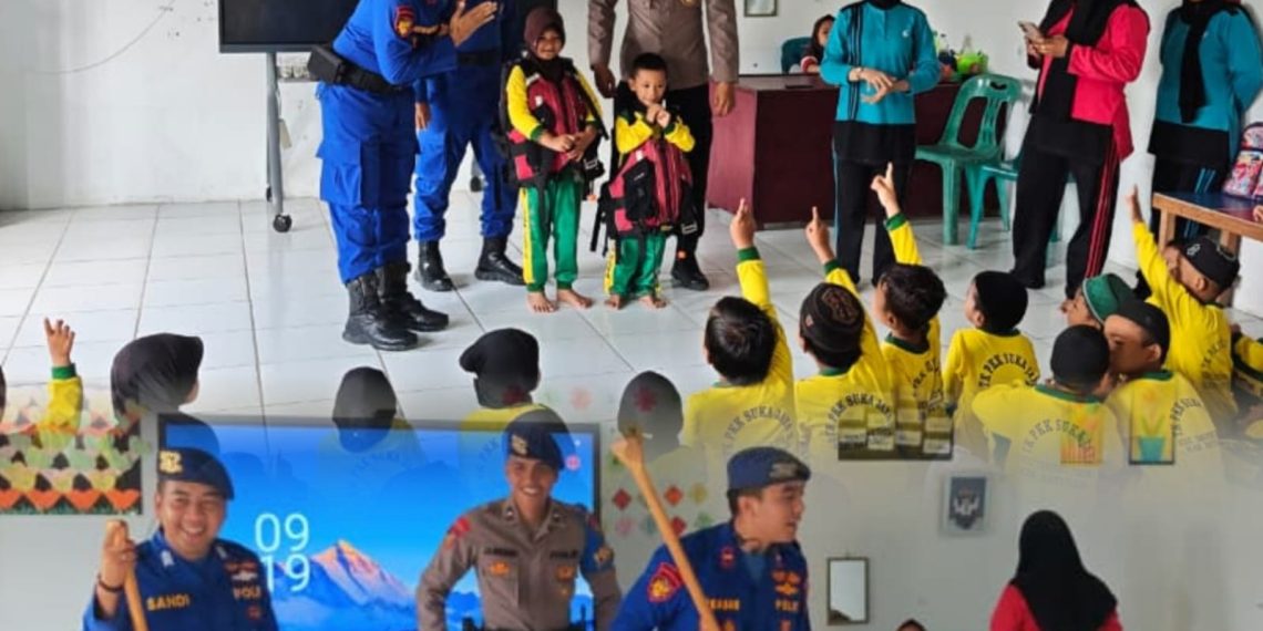 Polairud Batubara Tanamkan Budaya Keselamatan di Perairan Sejak Usia Dini