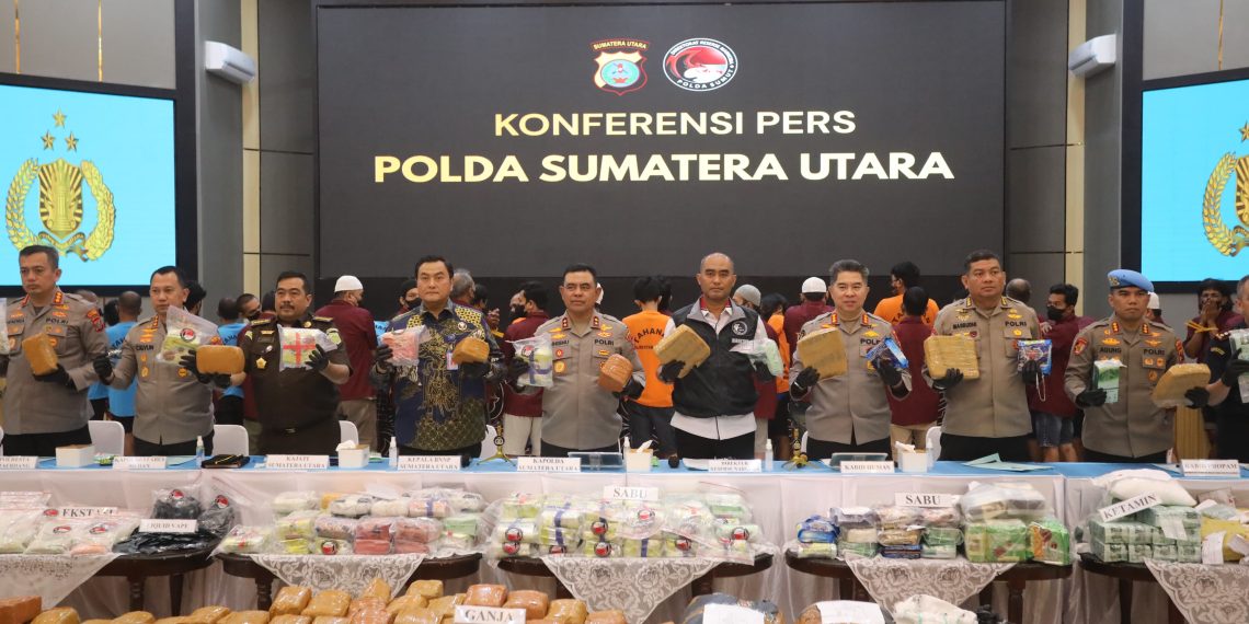 Polda Sumut Ungkap 923 Kasus Narkoba Awal 2026, Selamatkan 1,48 Juta Jiwa