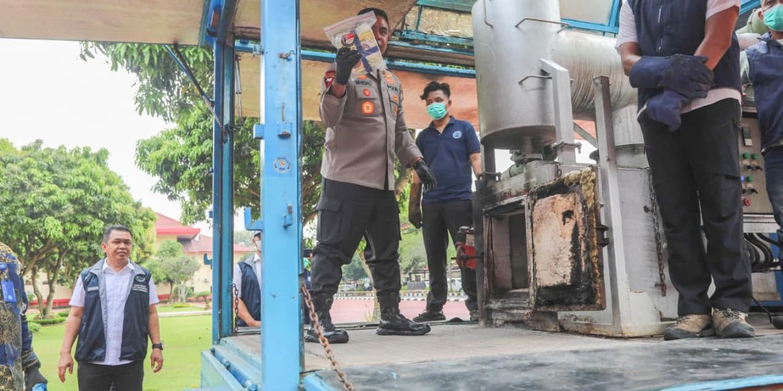 Polda Sumut Musnahkan 161 Kg Sabu dan 435 Kg Ganja, Tegaskan Komitmen Perang Melawan Narkoba