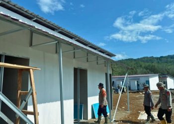 Brimob Sumut Kawal Huntara, Lingkungan Batang Toru Kembali Tertata