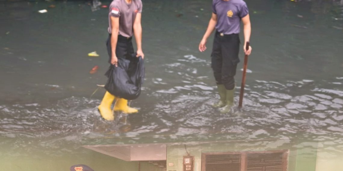 Aksi Jumat Bersih Brimob Sumut, Bukti Kehadiran Polri di Tengah Masyarakat