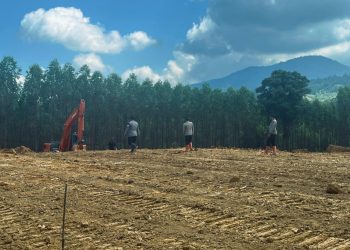 Brimob Polda Sumut Pastikan Keamanan Pembangunan Hunian bagi Korban Banjir dan Longsor Sipirok