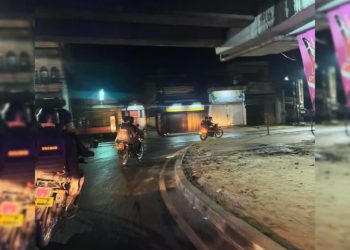 Brimob Polda Sumut Gelar Patroli Skala Besar, Antisipasi Gangguan Kamtibmas di Tiga Rayon