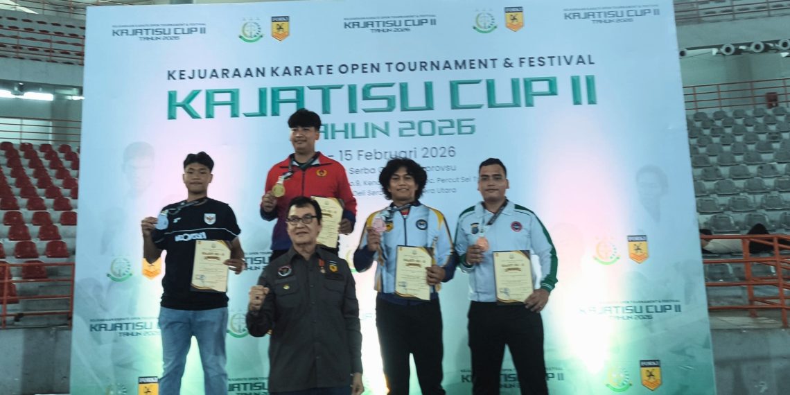 Brimob Polda Sumut Perkuat Prestasi Olahraga, Raih Medali di Kejuaraan Karate Kajatisu Cup II 2026