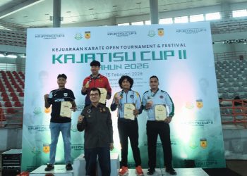Brimob Polda Sumut Perkuat Prestasi Olahraga, Raih Medali di Kejuaraan Karate Kajatisu Cup II 2026