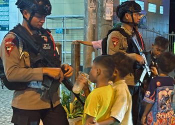 Patroli Ramadhan Humanis, Patroli Gabungan Jamin Keamanan Tarawih di Tebing Tinggi