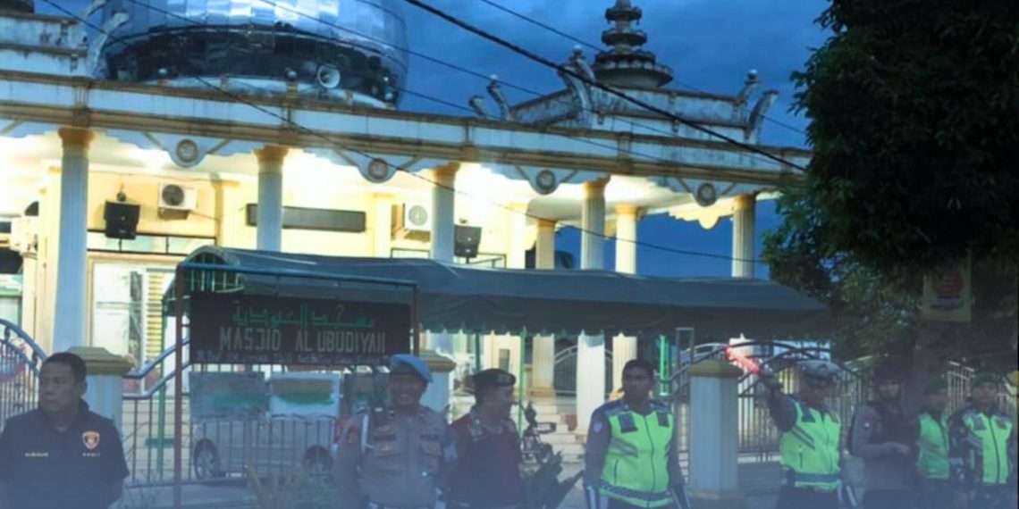 Patroli Subuh Ramadhan, Brimob dan TNI-Polri Jaga Ketertiban Kota Tebbing Tinggi