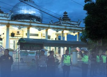 Patroli Subuh Ramadhan, Brimob dan TNI-Polri Jaga Ketertiban Kota Tebbing Tinggi
