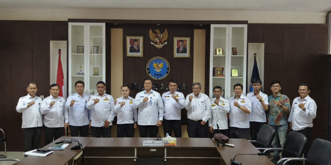 Pokdarkamtibmas Bhayangkara Sumut dan Resor Medan Audiensi ke BNNP Sumut, Perkuat Sinergitas Pemberantasan Narkoba