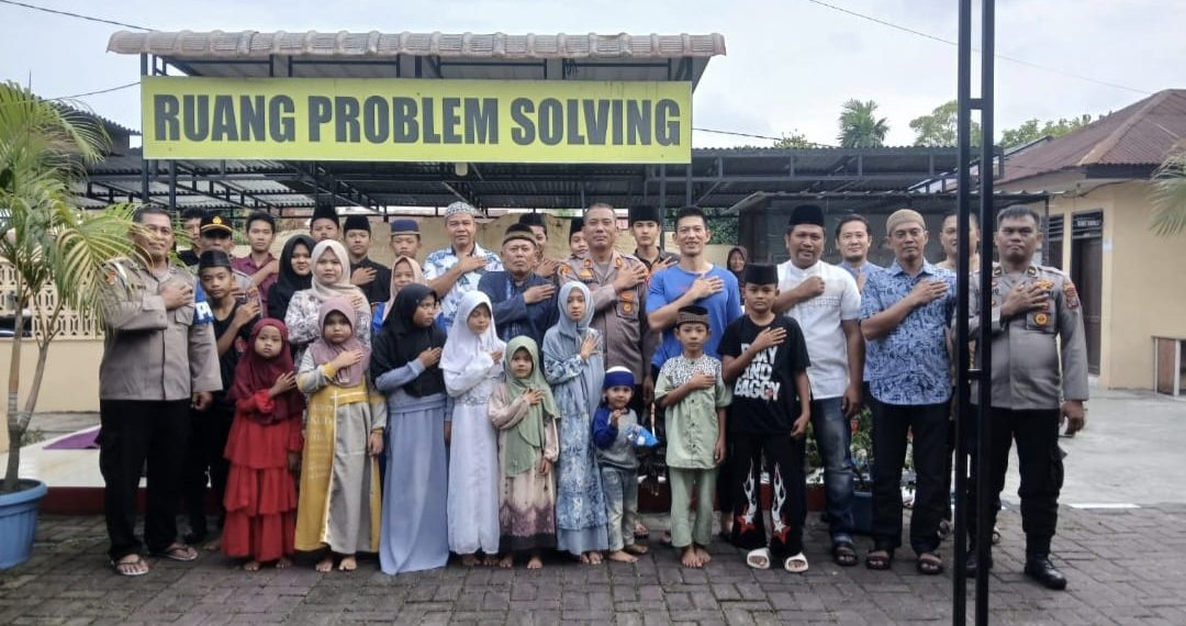 Ramadan Penuh Berkah, Polsek Perbaungan Santuni Anak Yatim dan Gelar Buka Puasa Bersama