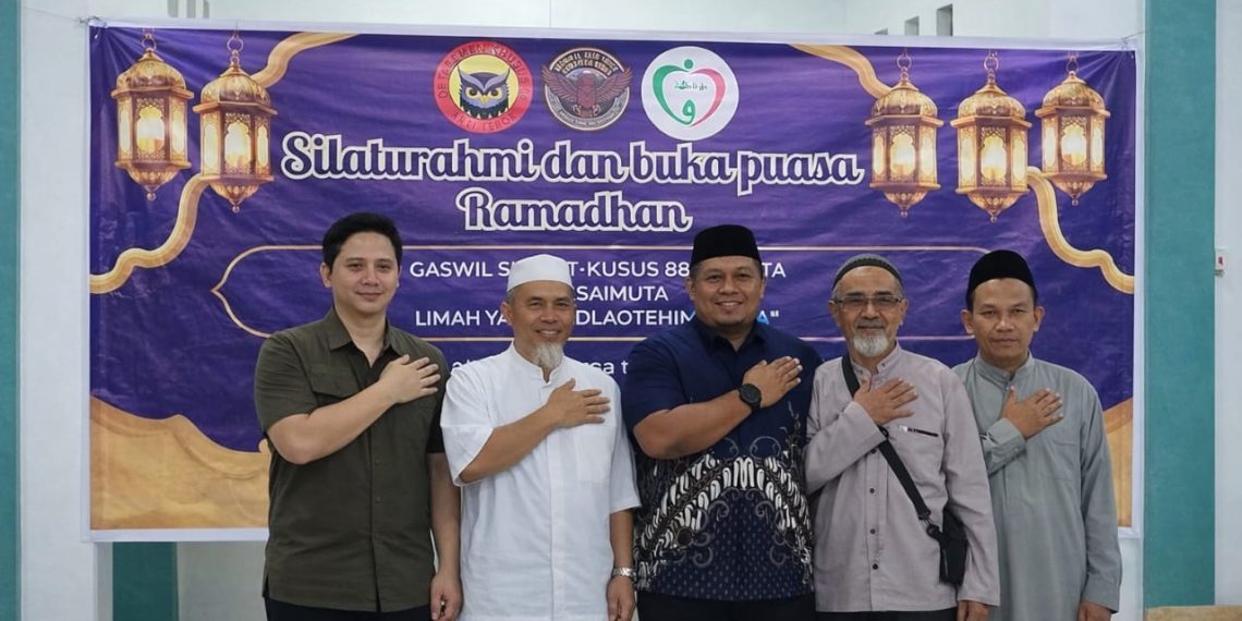 Satgaswil Sumut Densus 88 AT Polri Gelar Buka Puasa Bersama Anak Yatim di Rumah Yatim Dar Fathimah