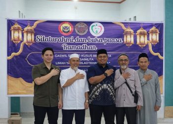 Satgaswil Sumut Densus 88 AT Polri Gelar Buka Puasa Bersama Anak Yatim di Rumah Yatim Dar Fathimah