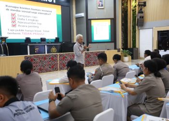 Polda Sumut Gelar Pelatihan Kehumasan, Personel Belajar Teknik Hook Berita hingga Editing Video