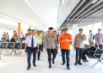Wakapolda Sumut Tinjau Stasiun KA Medan, Pastikan Pelayanan Mudik Lebaran Berjalan Optimal