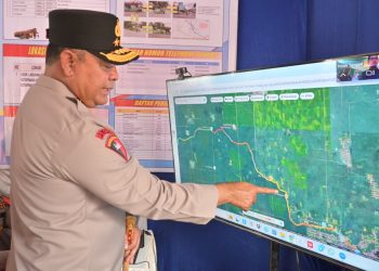 Kapolda Sumut Cek Arus Mudik di Labusel, Pantauan Real Time Andalkan Google Maps dan CCTV