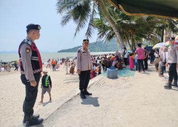 Amankan Libur Lebaran 2026, Polres Tapteng Terjunkan 77 Personel di Berbagai Objek Wisata
