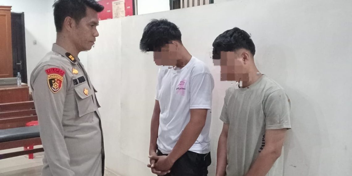 Polsek Medan Kota Tangkap 2 Pelaku Curanmor, Motor Honda Beat Dijual Rp4 Juta untuk Judi