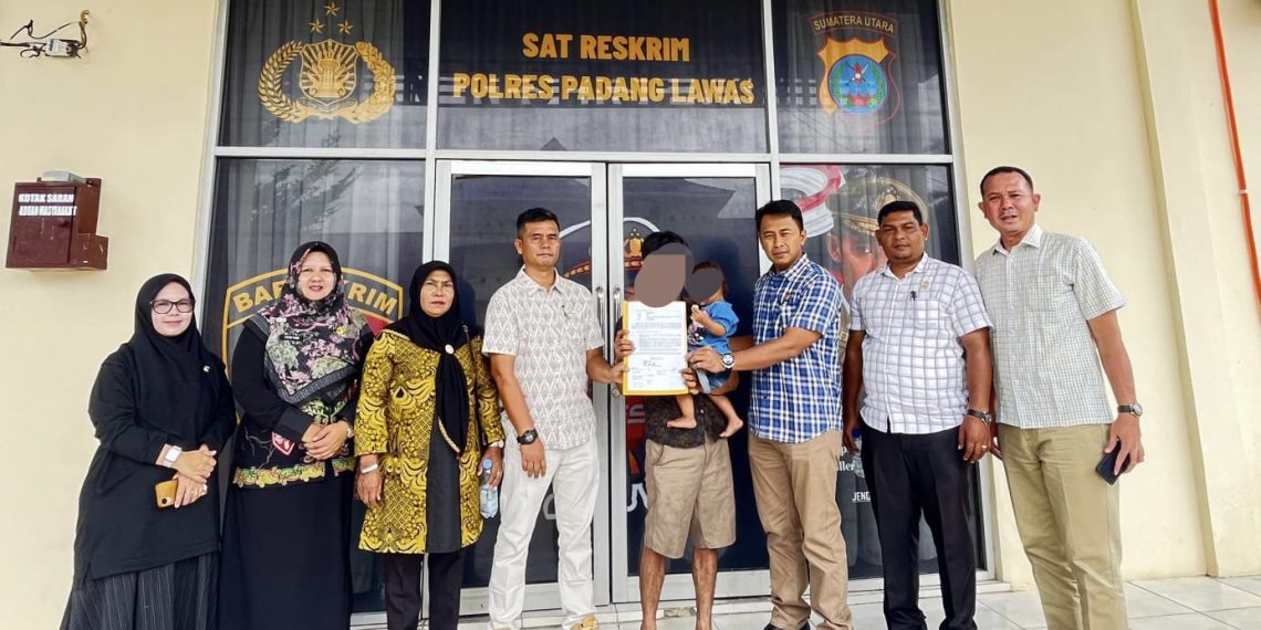 Balita Ditemukan di SPBU Hutalombang, Sat Reskrim Polres Padang Lawas Berhasil Pertemukan Kembali dengan Orang Tua