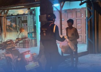 Sahur On The Road, Wujud Kepedulian Personel Batalyon A Pelopor Satuan Brimob Polda Sumut di Dini Hari Ramadhan