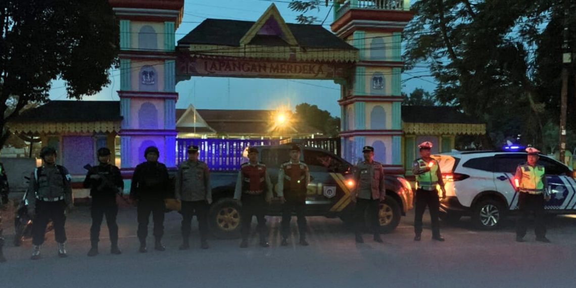 Patroli Subuh Ramadhan, Brimob Polda Sumut dan Polres Tebing Tinggi Pastikan Kota Tetap Aman dan Kondusif