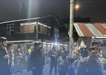 Jaga Stabilitas Keamanan, Brimob Sumut Turun Patroli di Kawasan Belawan