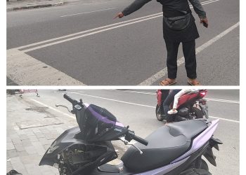 Remaja 17 Tahun Diduga Ngebut, Tabrak Sejumlah Warga di Jalan HM Jhoni Medan