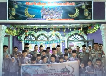 Brimob Sumut Tebar Kepedulian di Bulan Ramadhan, Kompi 4 Batalyon A Gelar Buka Puasa Bersama dan Berbagi Sembako dengan Anak Yatim dan Dhuafa