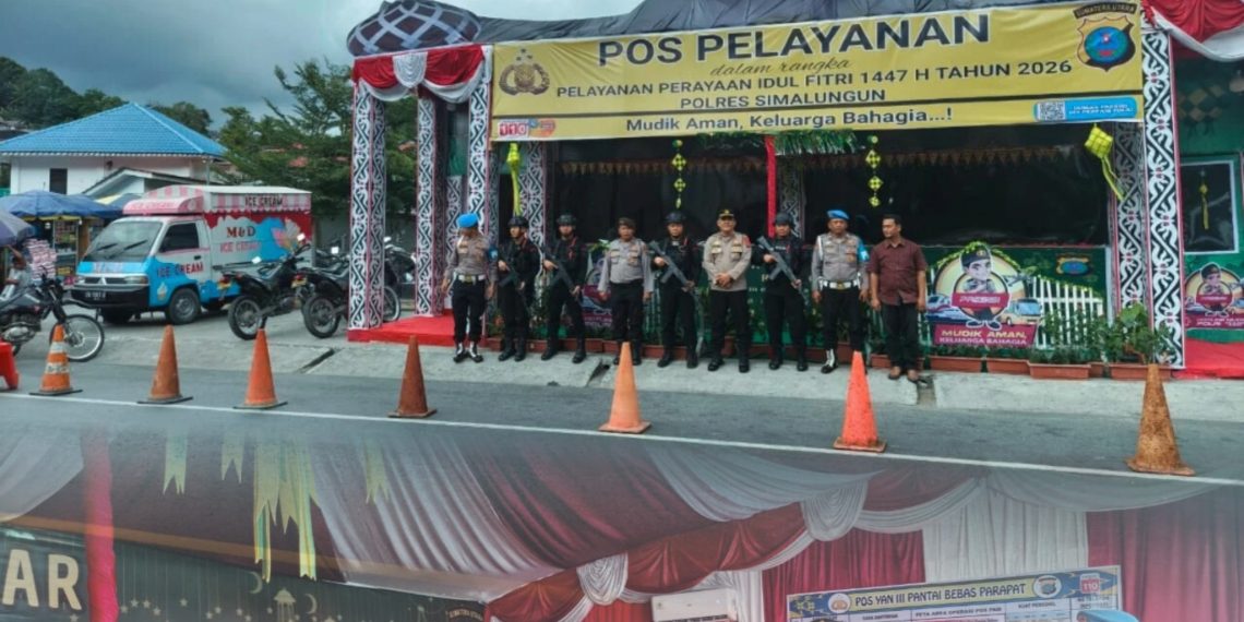 Operasi Ketupat Toba 2026: Brimob Sumut Siaga Amankan Aktivitas Masyarakat di Parapat