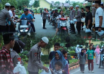 “Aksi Humanis Brimob Sumut: Hangatkan Ramadhan dengan Berbagi Takjil untuk Sesama”