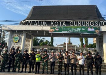 Operasi Ketupat Toba 2026, Brimob Sumut Amankan Sholat Idul Fitri di Kota Sibolga dengan Humanis dan Profesional