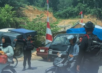 Brimob Sumut Siaga Penuh Amankan Arus Lebaran, Kehadiran Personel di Tiga Pos Strategis Jamin Kamseltibcarlantas Tetap Kondusif