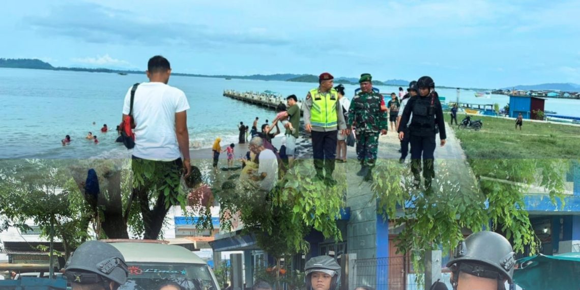 Di Tengah Arus Lebaran, Brimob Sumut Hadir Bukan Sekadar Mengamankan—Tapi Juga Menenangkan Masyarakat Sibolga
