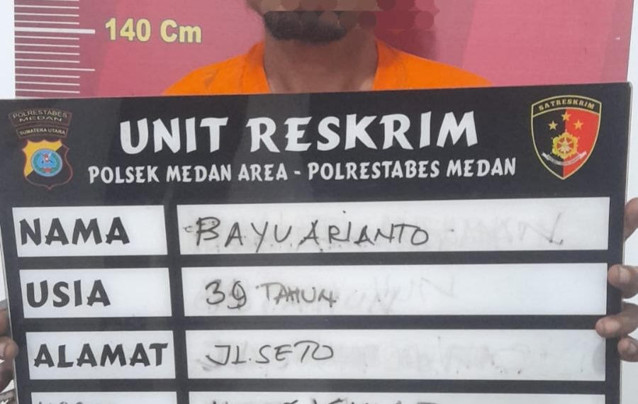 Polsek Medan Area Amankan Pelaku Pencurian, Aksi Terekam CCTV dan Barang Bukti Disita