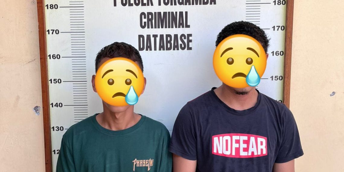 Polsek Torgamba Ungkap Pencurian di SPBU Pinang Awan, Dua Pelaku Diamankan, Uang Rp20 Juta Milik Sopir Raib