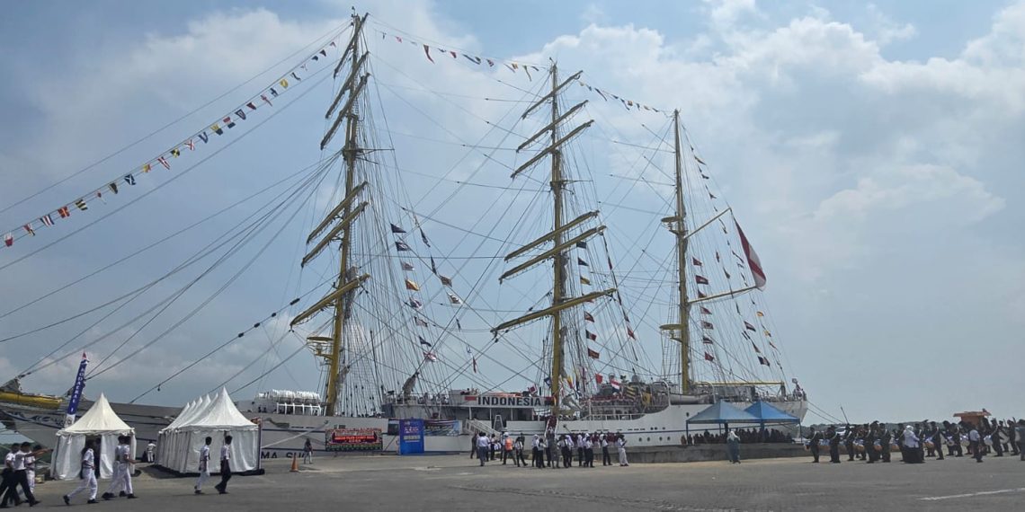 KRI Bima Suci Sandar di Pelabuhan Belawan 5–8 April 2026