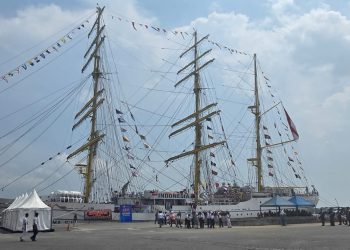 KRI Bima Suci Sandar di Pelabuhan Belawan 5–8 April 2026