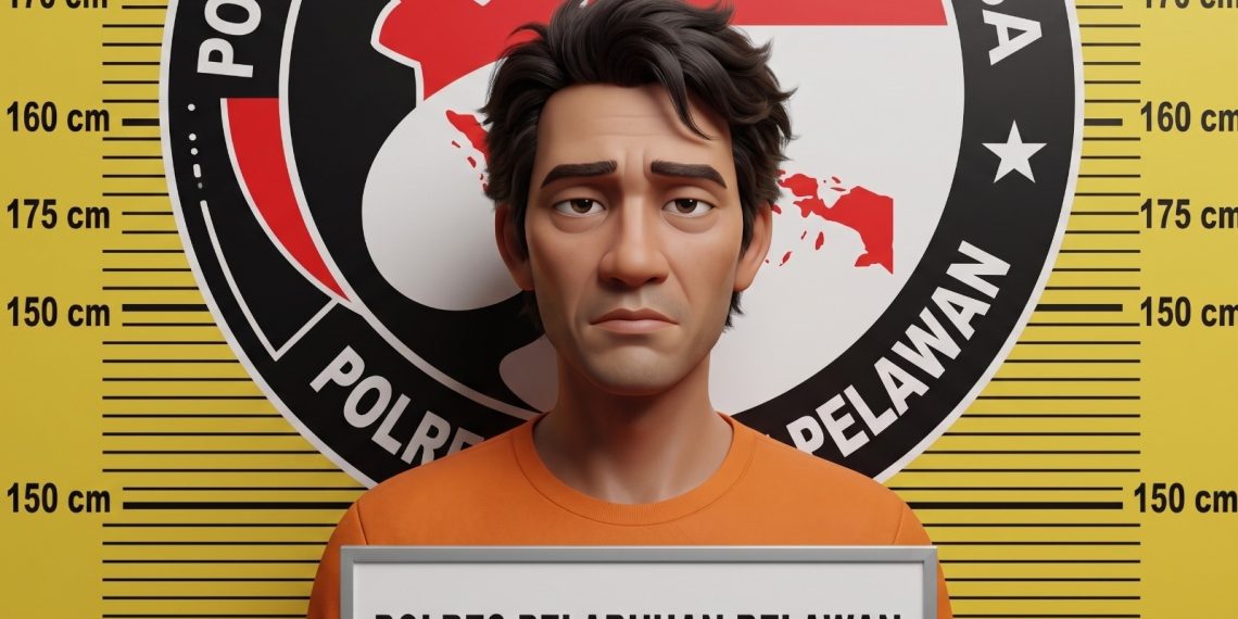 Sat Narkoba Polres Pelabuhan Belawan Tangkap Pengedar Sabu di Desa Manunggal